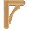 Ekena Millwork Merced Craftsman Rough Sawn Bracket, Western Red Cedar, 6"W x 24"D x 32"H BKT06X24X32MRC04RWR - alternate 2